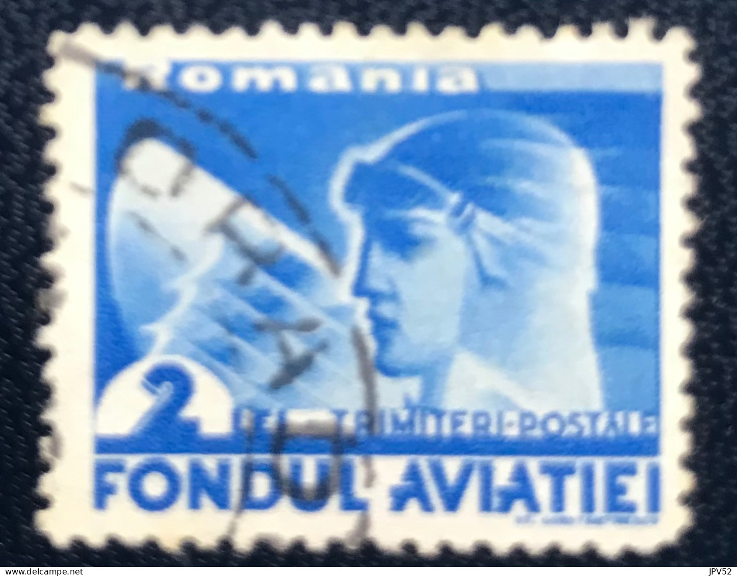 Romania - Roemenië - C14/56 - 1936 - (°)used - Michel 27 - Piloot & Vliegtuig - Oblitérés