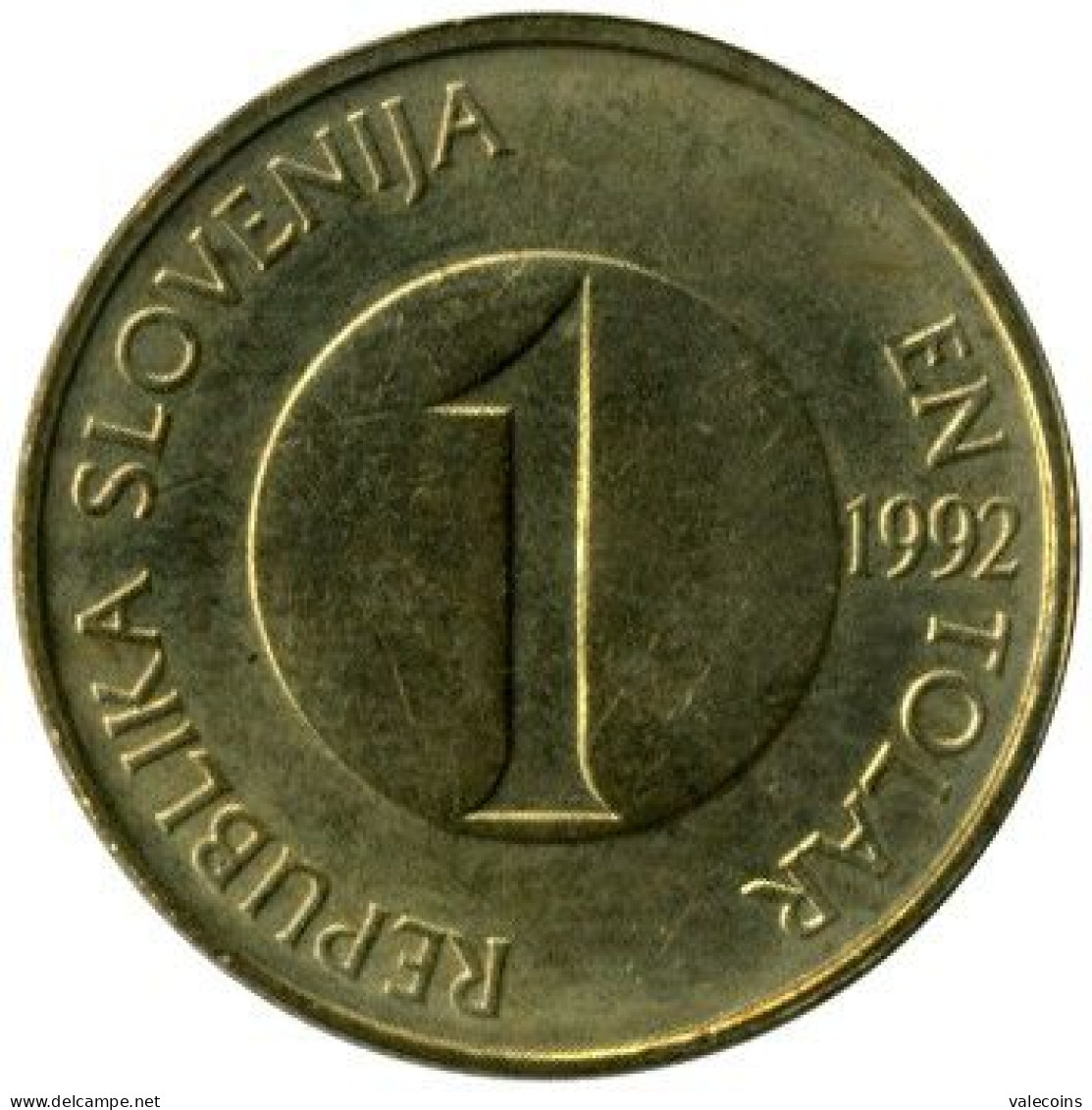 SLOVENIA SLOVENIJA SLOVENIE SLOWENIEN  - 1992 -  1 Tolar Tolarjev - KM  4 - UNC - Salmo Trutta Fario TROTA - Slovenia