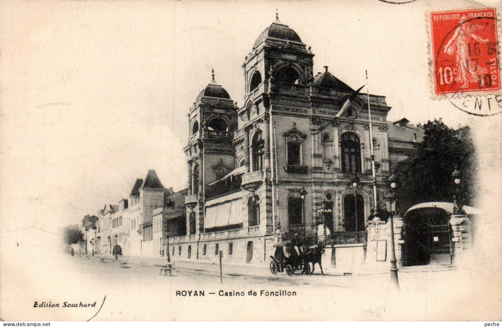 N°119405 -cpa Royan -casino De Foncillon- - Casinos