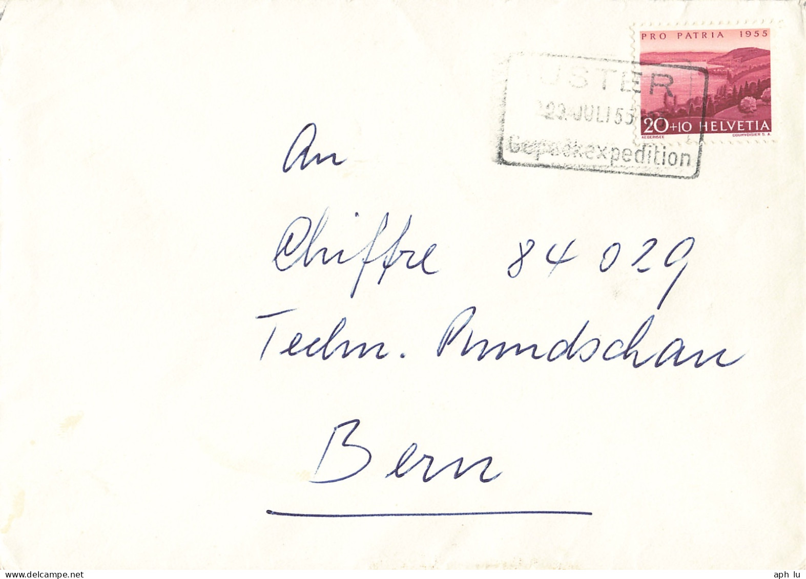 Bahnstationsstempel Uster (ad0355) - Spoorwegen