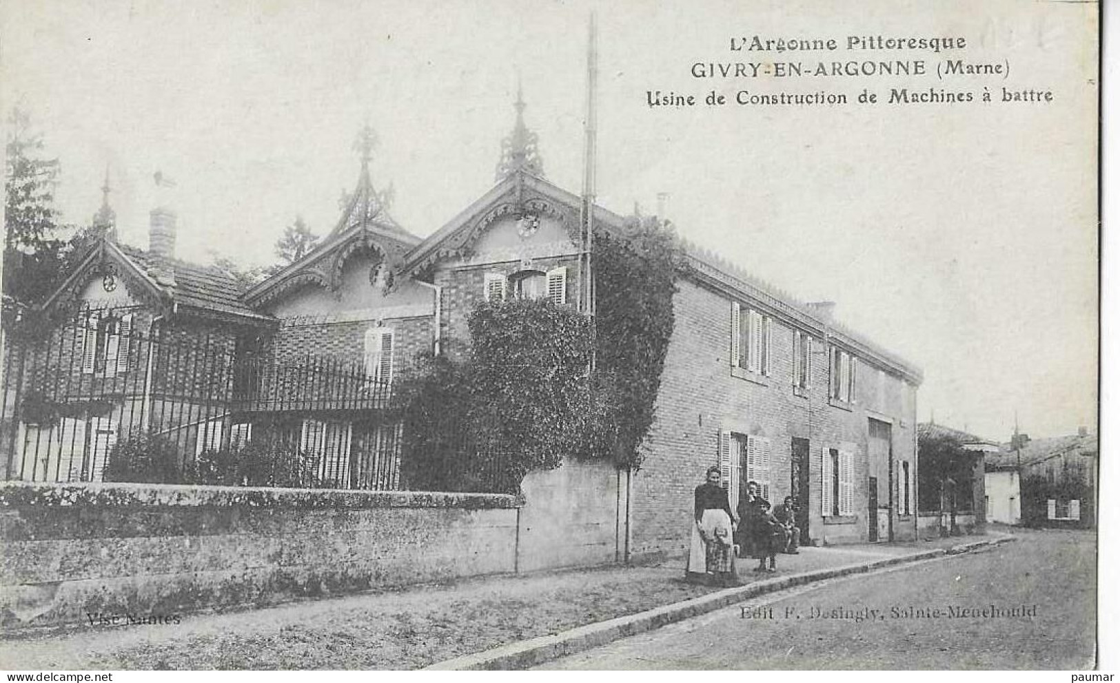 Givry En Argonne  Usine  De Construction De Machine à  Battre - Givry En Argonne