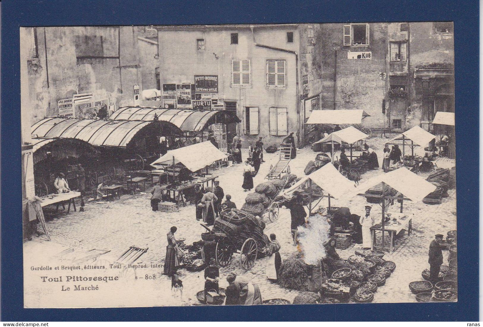 CPA [54] Meurthe Et Moselle > Toul Marché écrite - Toul