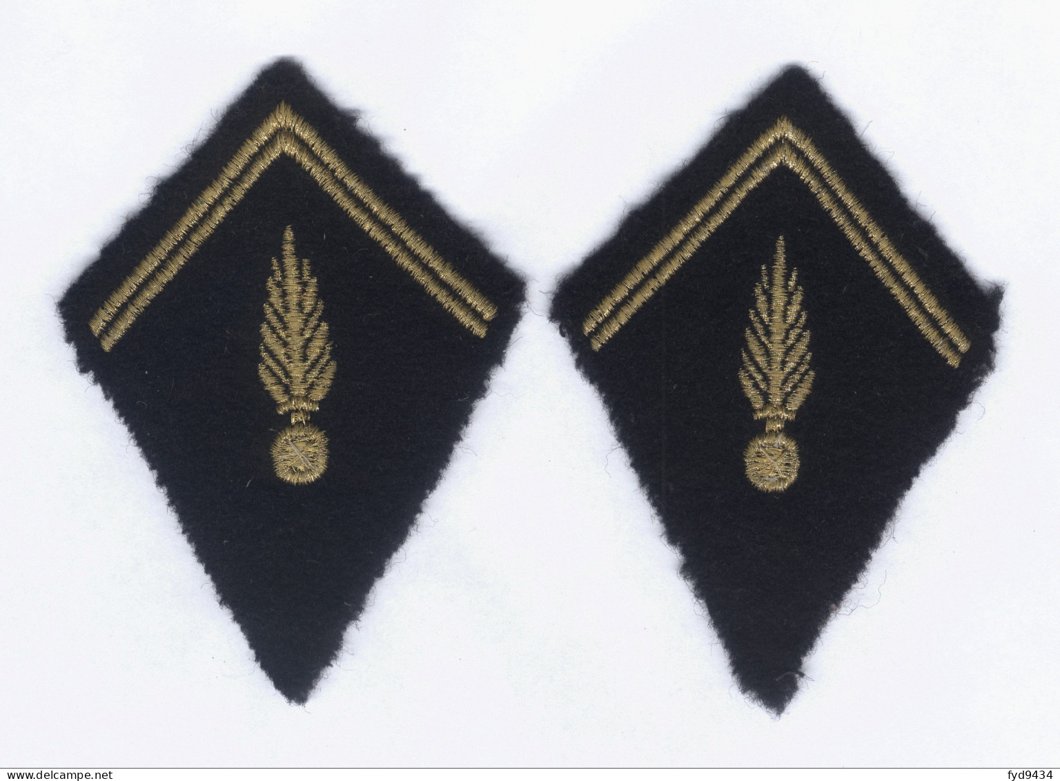 Insigne Pattes De Col De La Gendarmerie  - Polizei