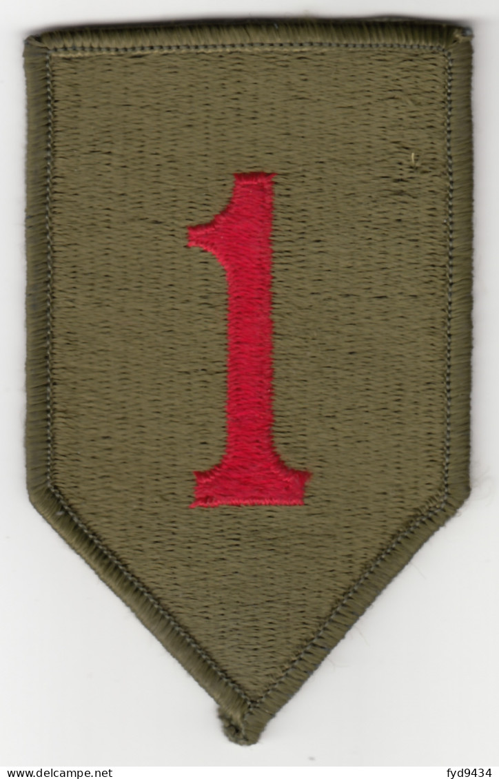 Insigne De La 1ére Division D'Infanterie - U.S.A - Ecussons Tissu