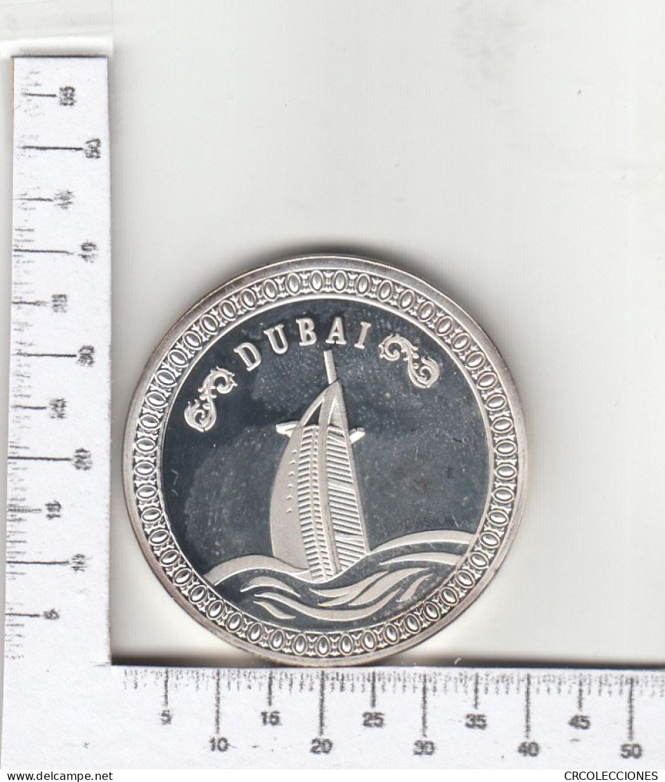 CR1832 MEDALLA DUBAI SIN VALOR VISIBLE PLATA - Ver. Arab. Emirate