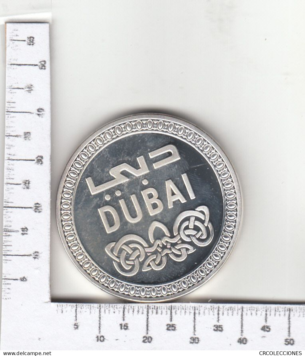 CR1832 MEDALLA DUBAI SIN VALOR VISIBLE PLATA - Ver. Arab. Emirate