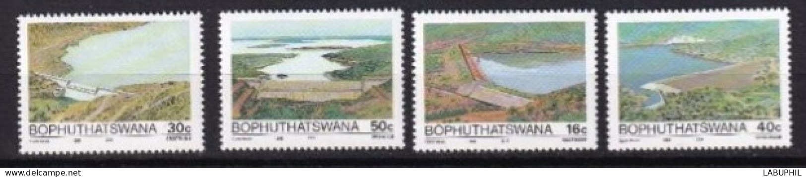 BOPHUYHATSWANA MNH 1988  Barrages - Bofutatsuana