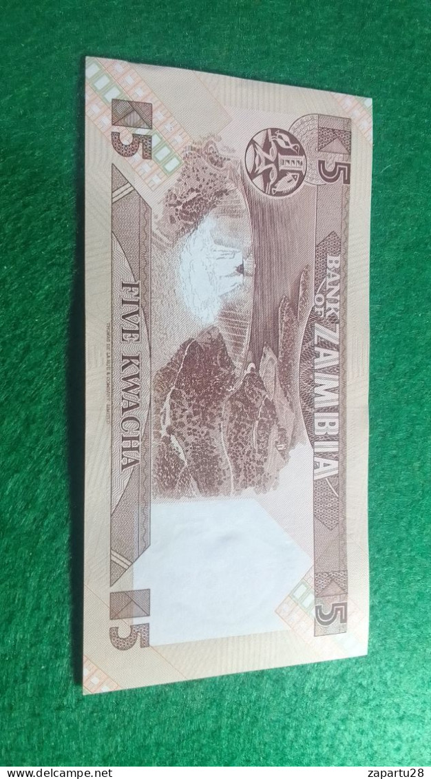 ZAMBİYA     5   KWACHA    UNC - Sambia