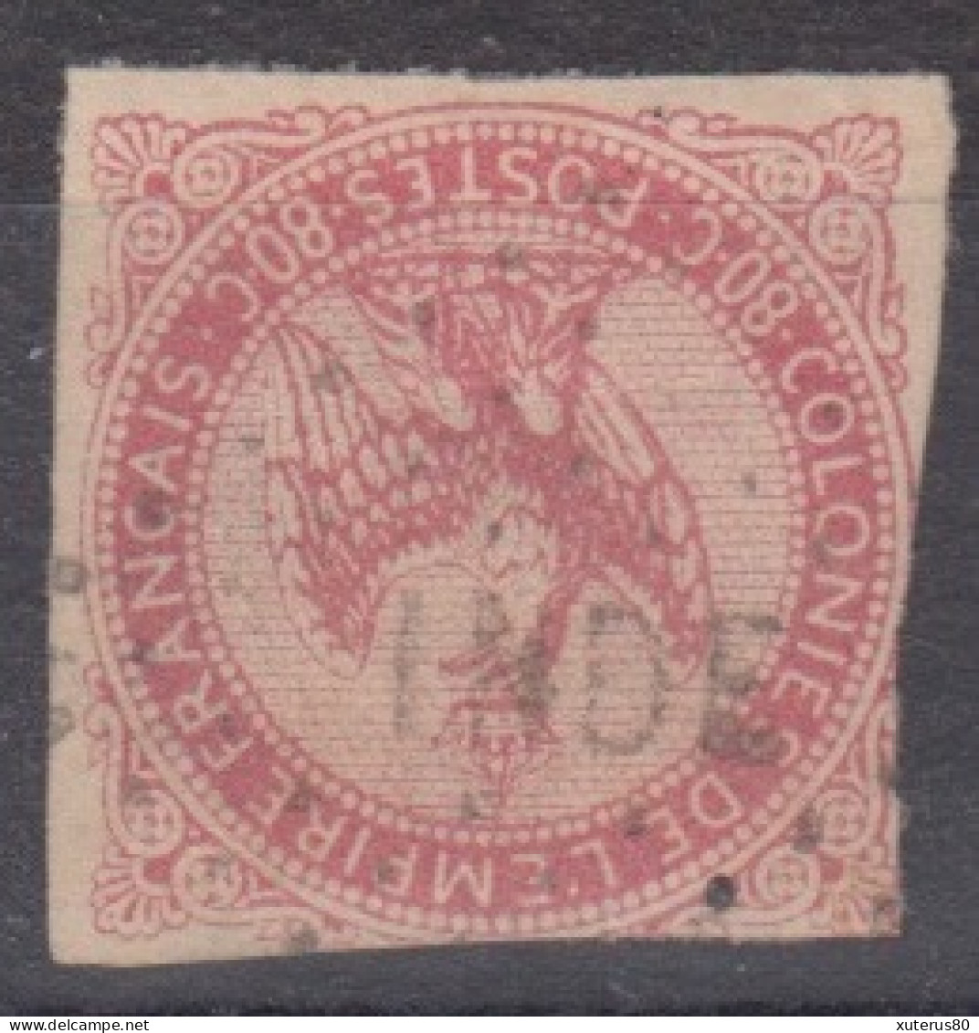 #198 COLONIES GENERALES N° 6 Oblitéré Losange INDE - Aquila Imperiale