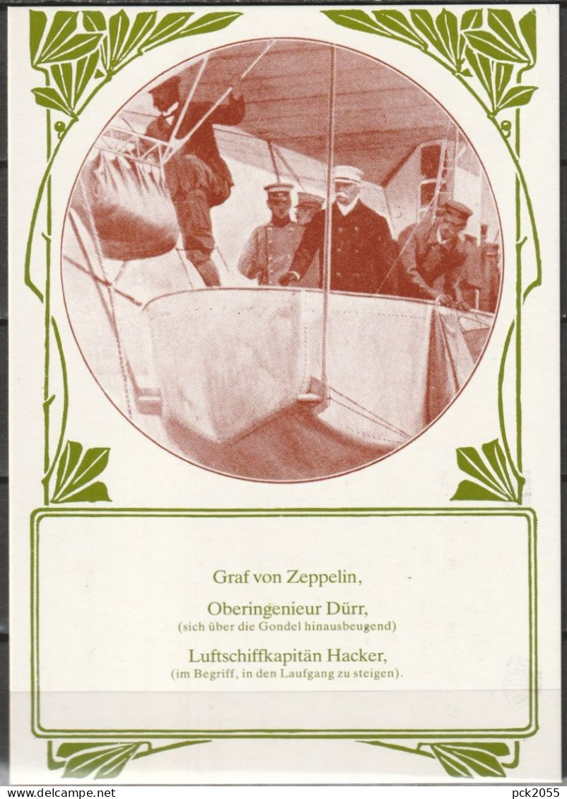 Bund 1985  SSt. Baden-Baden  86.Deutscher Philatelistentag LZ 6 Erster Zeppelin In Baden-Baden PP106 D2/003 ( D 7119) - Cartoline Private - Usati