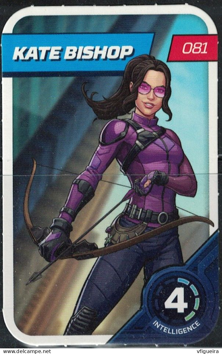 Carte E. Leclerc 2023 Marvel Défie Tes Héros Kate Bishop 081 - Autres & Non Classés