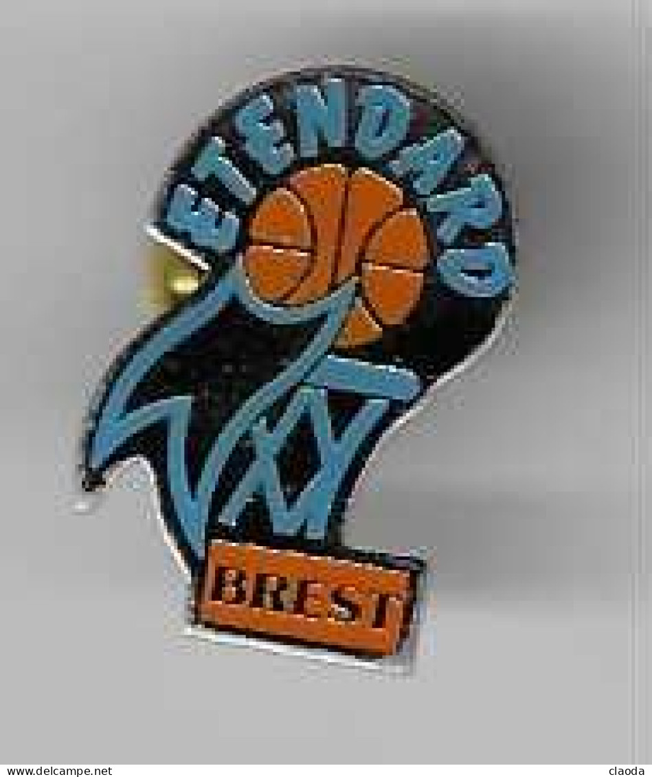 P20 - PIN'S  SPORT - BASKET - ETENDART DE BREST (Finistère) - Basketball