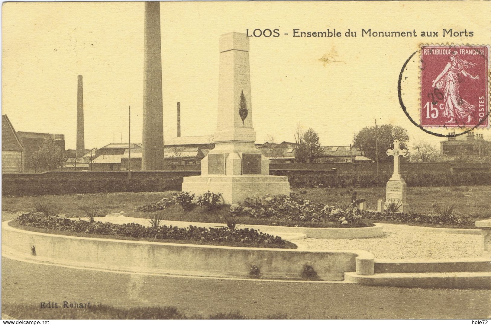 59 - Loos-les-Lille (Nord) - Ensemble Du  Monument Aux Morts - Loos Les Lille