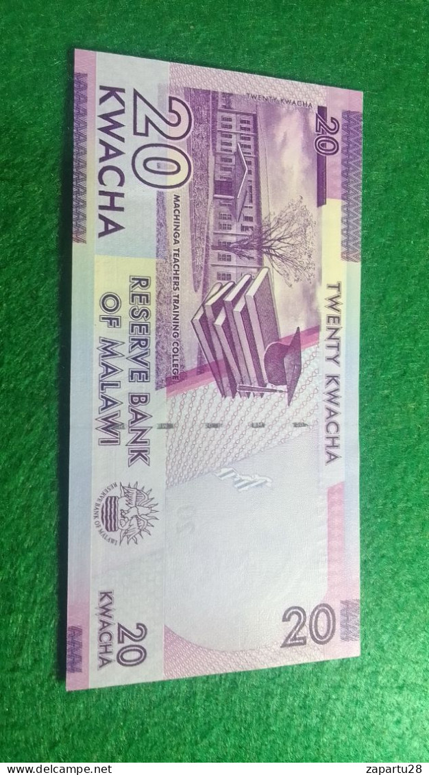 MALAWİ       20 KWACHA   UNC - Soudan