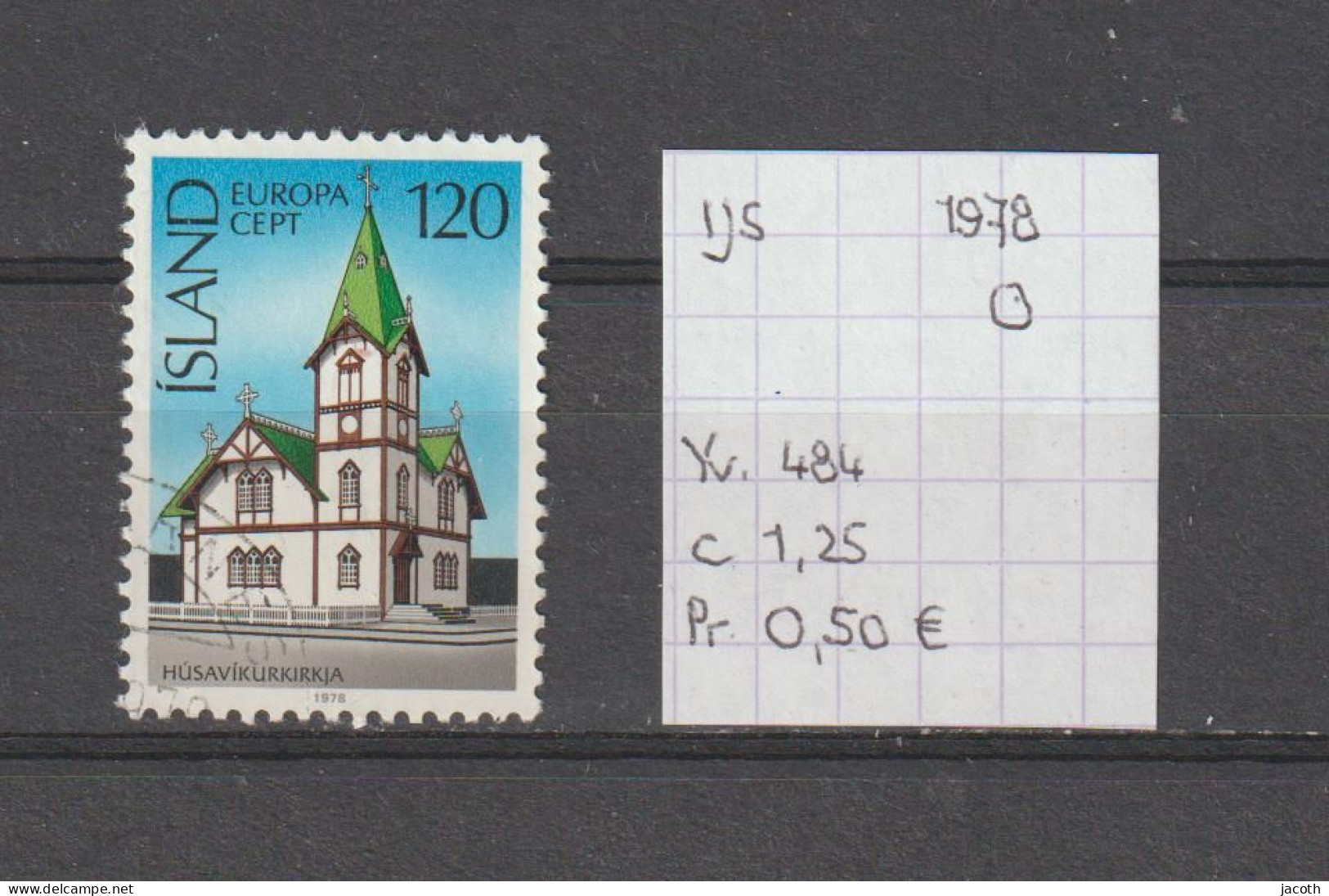 (TJ) IJsland 1978 - YT 484 (gest./obl./used) - Gebraucht