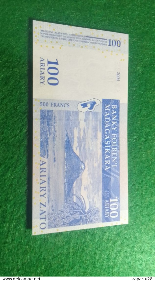 MADAGASKARA       100  ARYARY  UNC - Madagascar