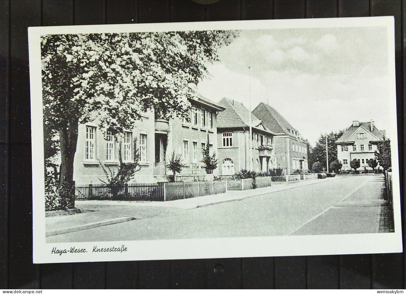 DR: Ansichtskarte Von HOYA Weser Mit Knesestraße Um 1930 - Nienburg