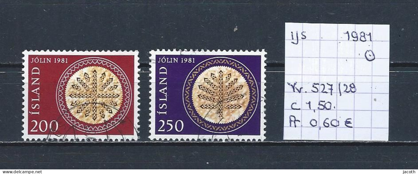 (TJ) IJsland 1981 - YT 527/28 (gest./obl./used) - Gebraucht