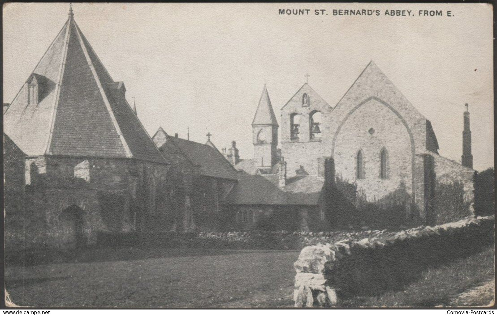 Mount St Bernard's Abbey, From East, 1928 - Photochrom Postcard - Altri & Non Classificati