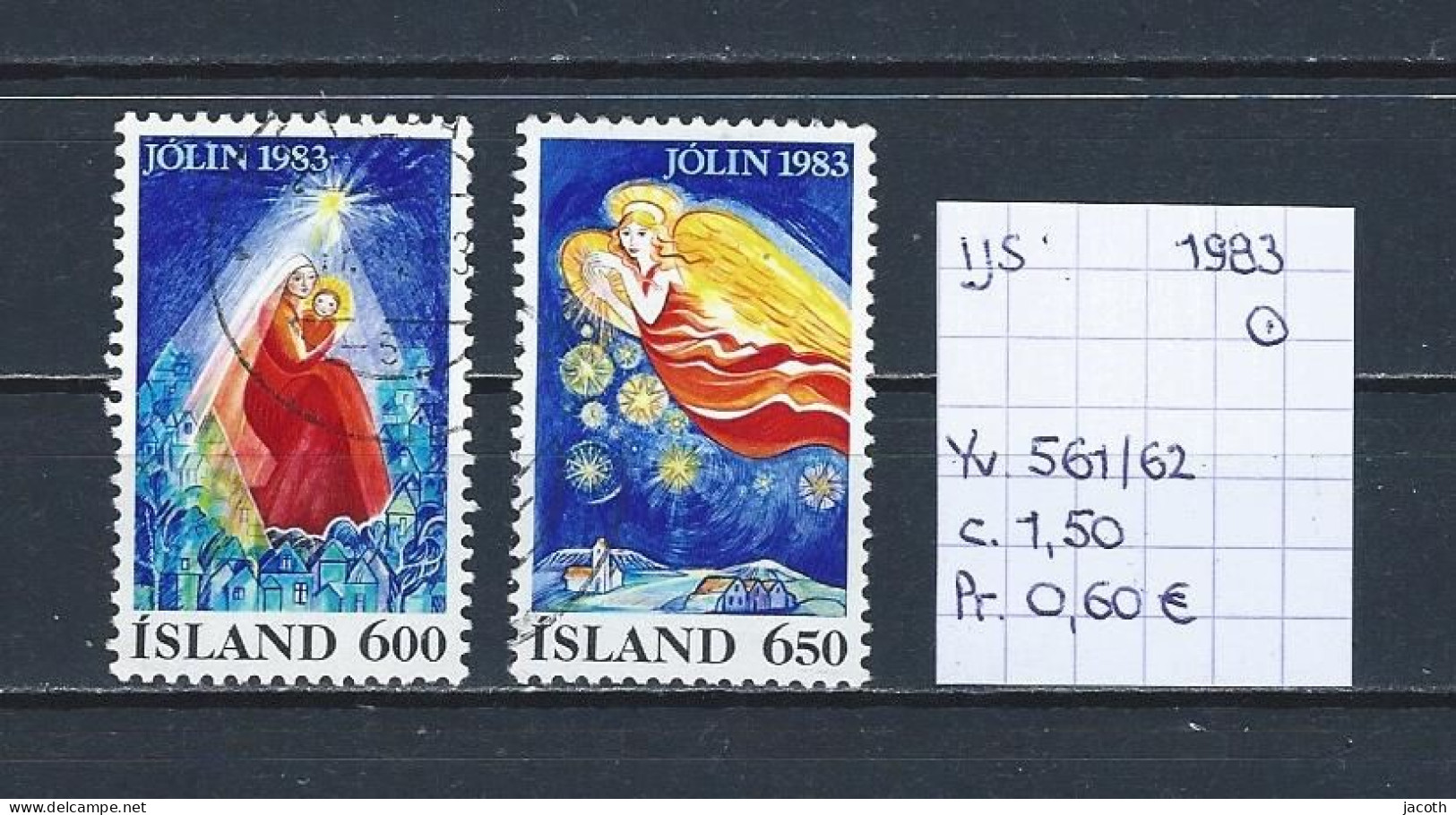 (TJ) IJsland 1983 - YT 561/62 (gest./obl./used) - Gebruikt