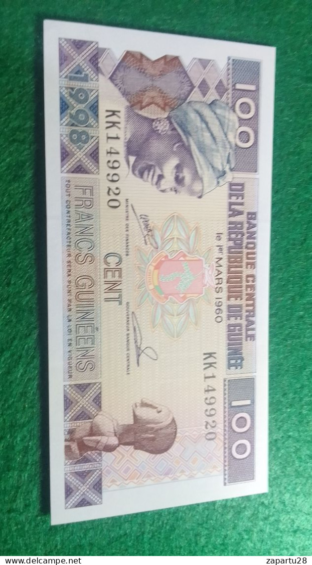 GUINE-      100  FRANK  UNC - Guinea