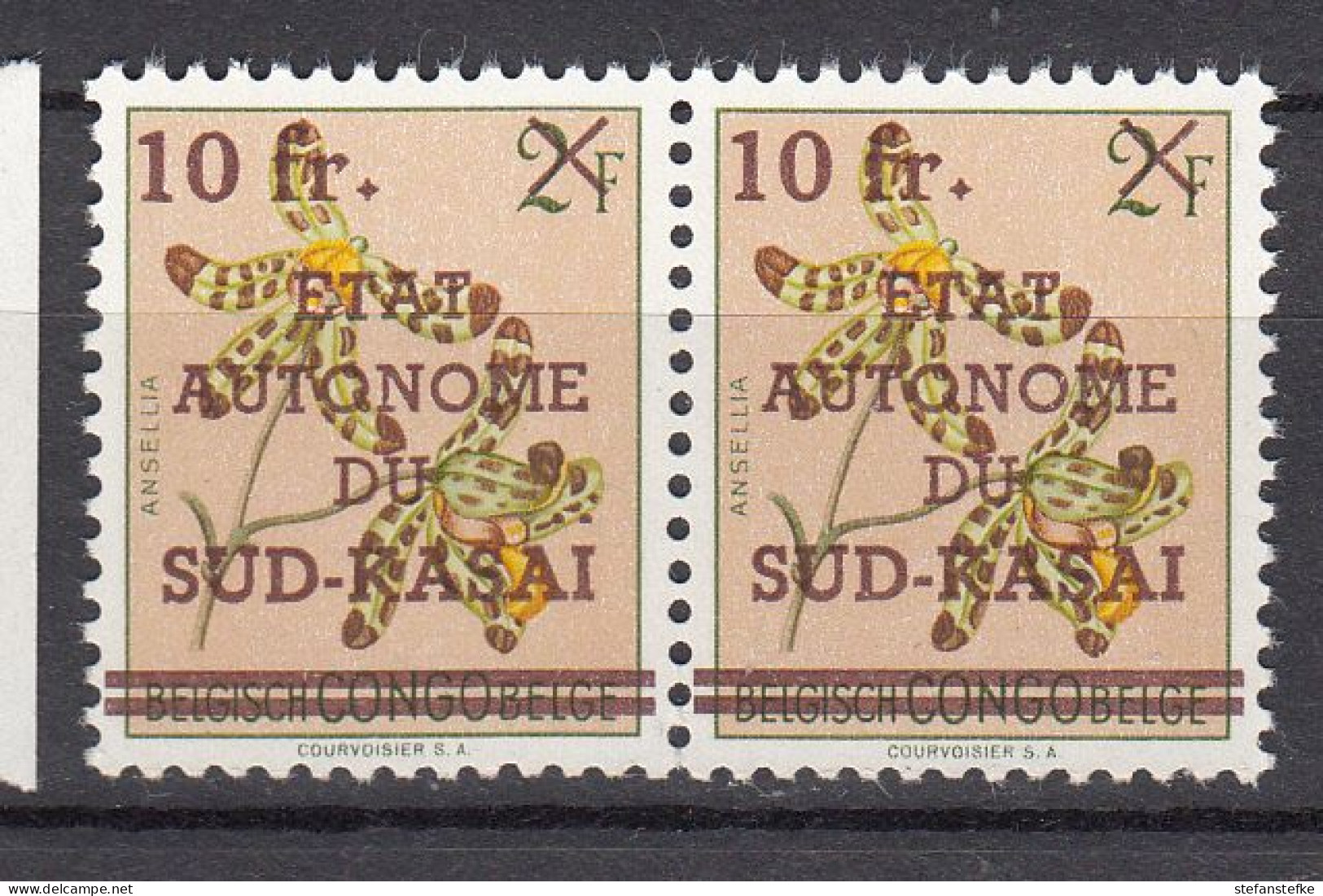 Zuid - Kasai : Ocb Nr: 13 - V ** MNH  (zie Scan) Sans Point Sur Le I - Sur Kasai