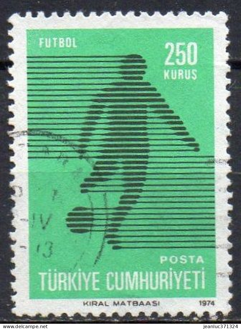 TURQUIE N°  2115 O Y&T 1974 Sport (Football) - Gebraucht