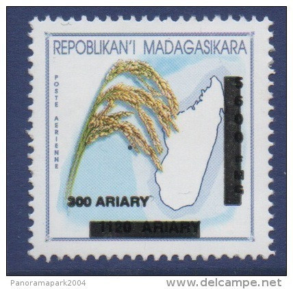 Madagascar Madagaskar 2008 Mi. 2653 Riz Bleu Blue Rice Blauer Rice Overprinted Surchargé Aufdruck Overprint MNH ** - Madagaskar (1960-...)