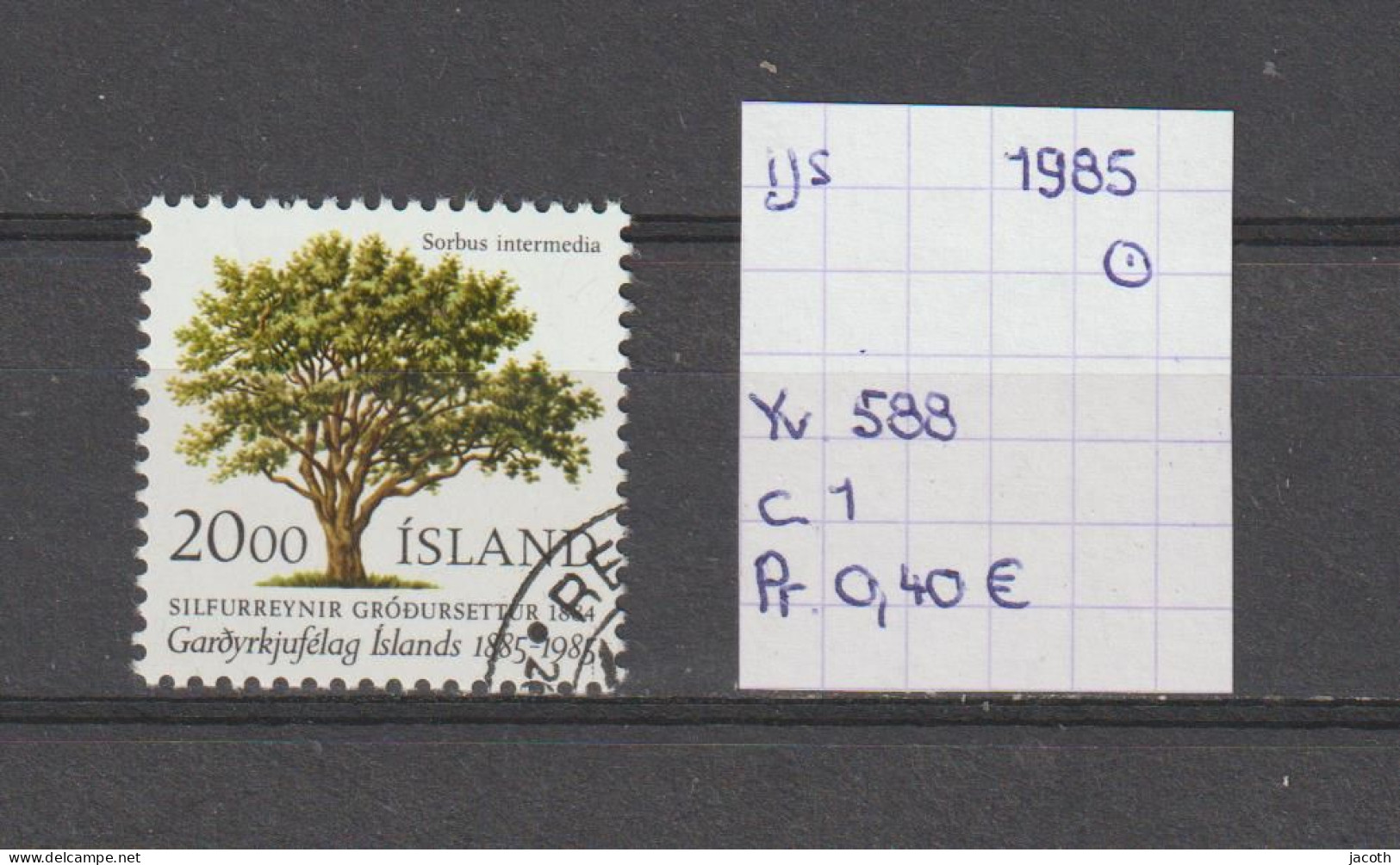 (TJ) IJsland 1985 - YT 588 (gest./obl./used) - Gebruikt