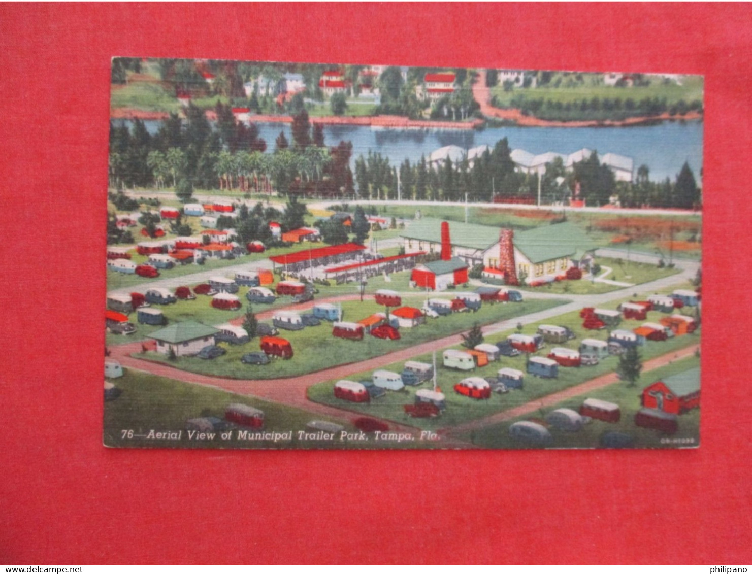 Aerial View Of Municipal Trailer Park.  Tampa Florida   Ref 6262 - Tampa