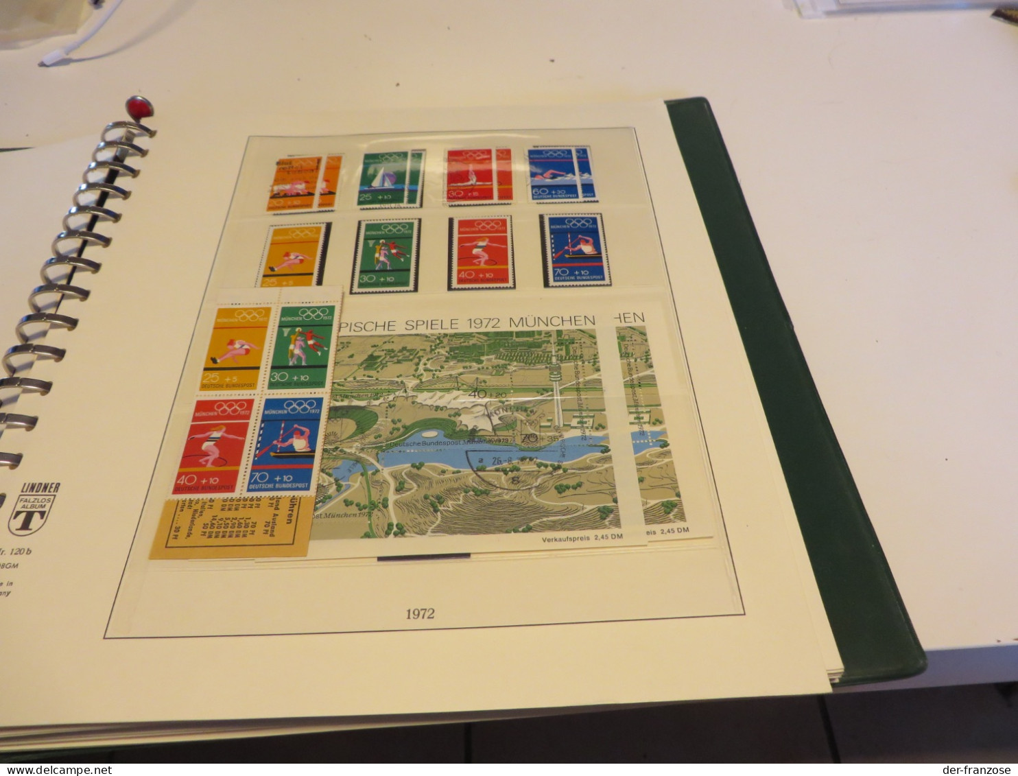 DEUTSCHLAND  1972 Bis 1978  Posten  O/  **/  MARKEN  Auf  LINDNER -T- VORDRUCK  Im  RINGBINDER - Sammlungen (im Alben)