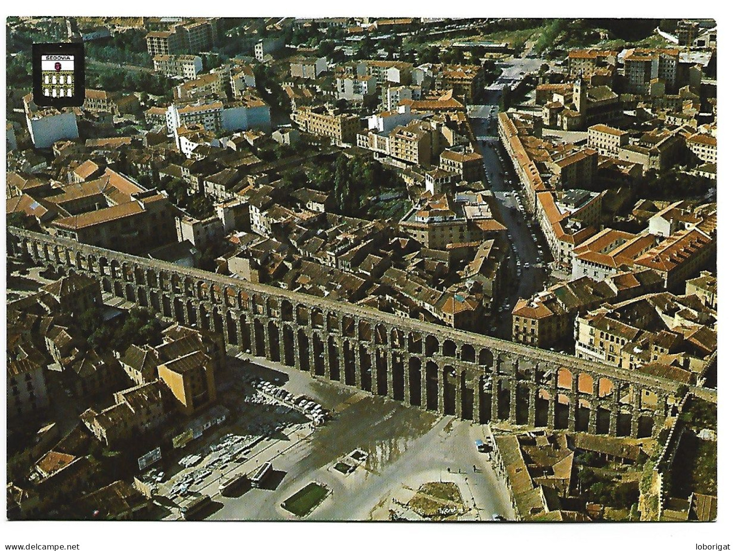 VISTA AEREA / AIR VIEW.- EL ACUEDUCTO, SEGOVIA.- (ESPAÑA ). - Segovia