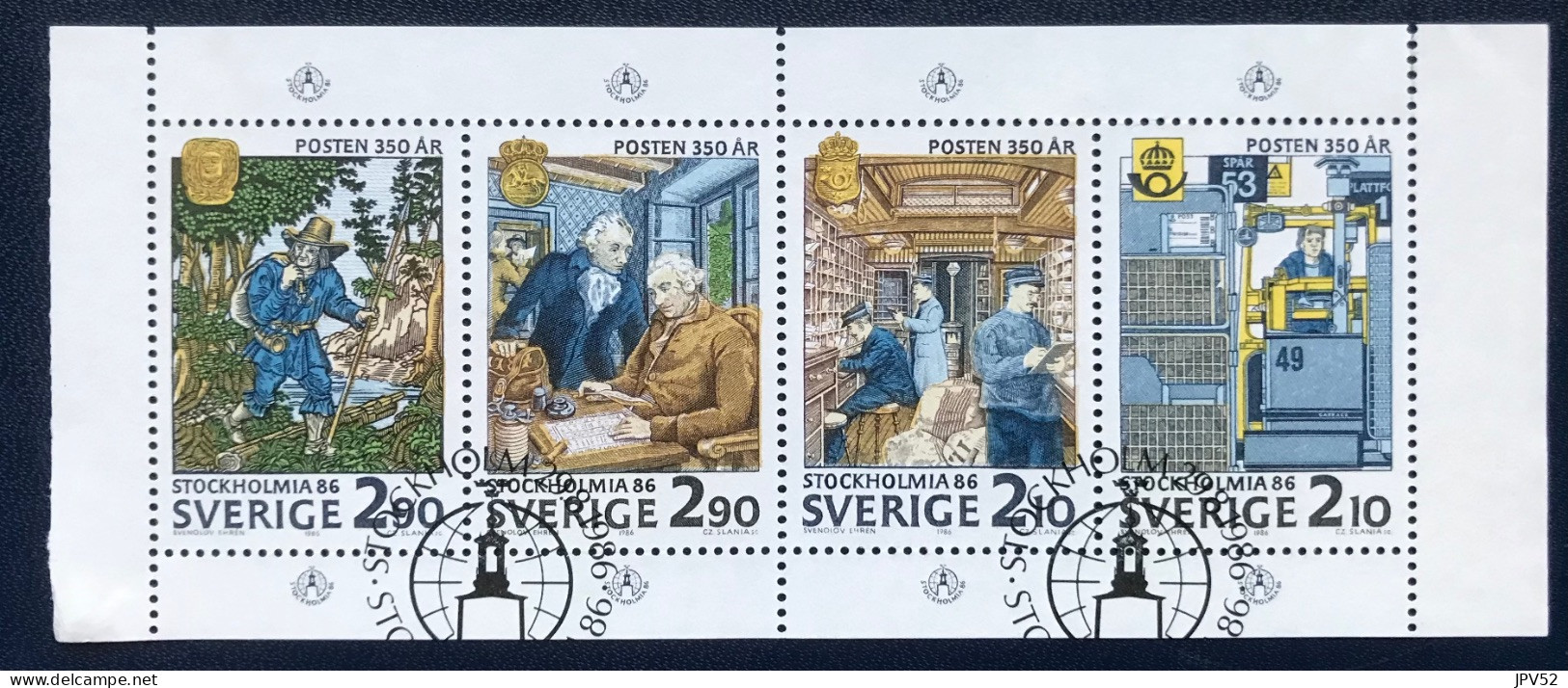 Sverige - Sweden - Zweden - VEL1/36 - 1986 - (°)used - Michel 143 - Stockholmia '86 - Blocks & Sheetlets