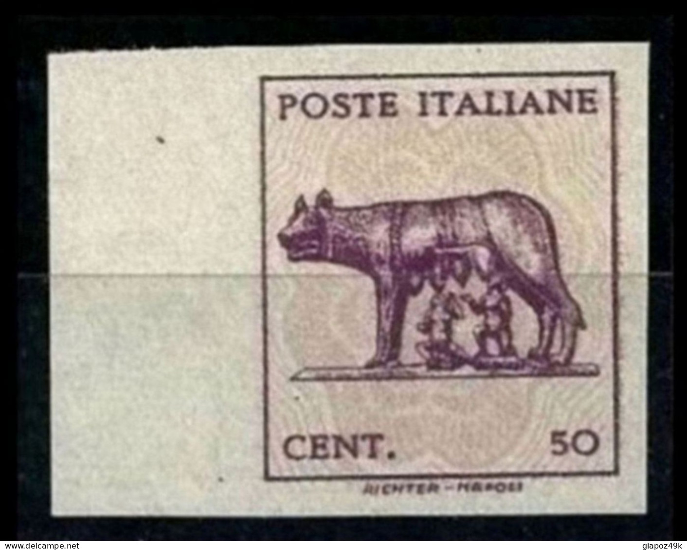● ITALIA  LUOGOTENENZA 1944 ֍ LUPA Capitolina ֍ N.° 515Ar Nuovo ** S.g., Come Emesso ● Cat. 240 € ● Lotto N. 903 ● - Neufs