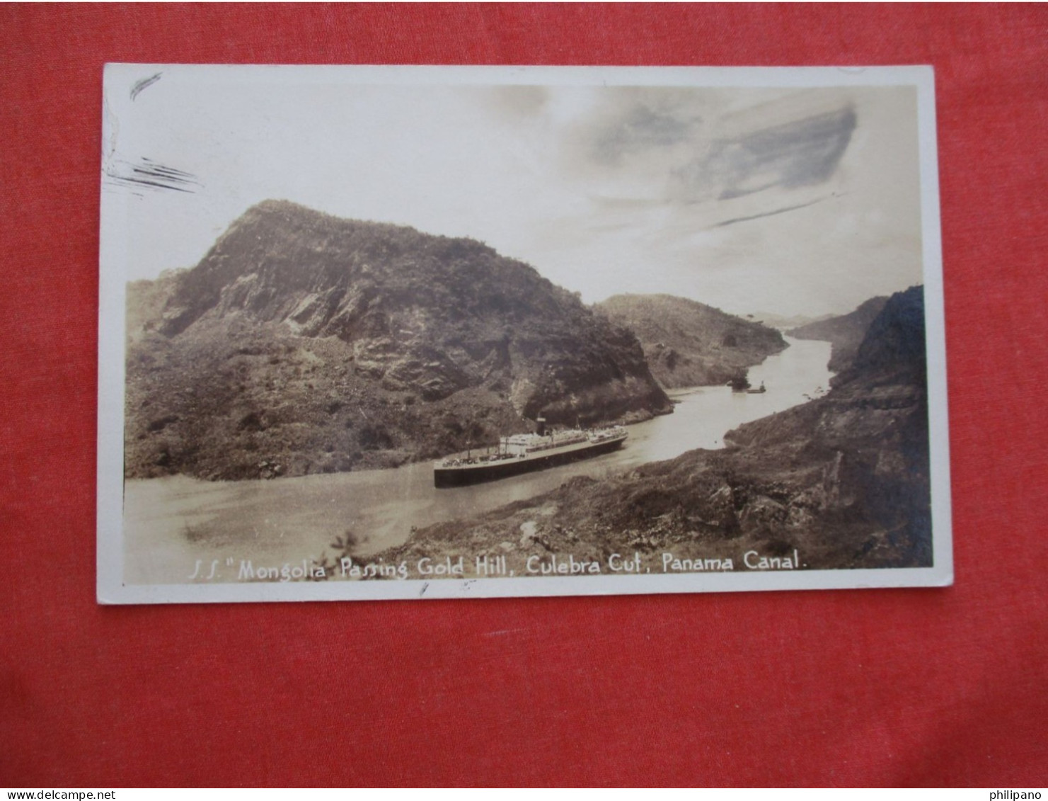 RPPC  S.S. Mongolia  Panama  Canal   Ref 6262 - Panama