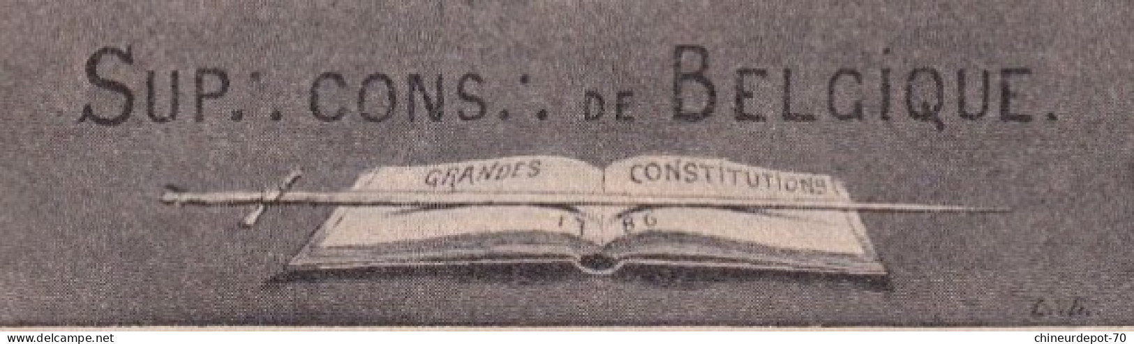 CONFERENCE INTERNATIONALE D DE 1907 SUP CONS DE BELGIQUE GRANDES CONSTITUTIONS - International Institutions