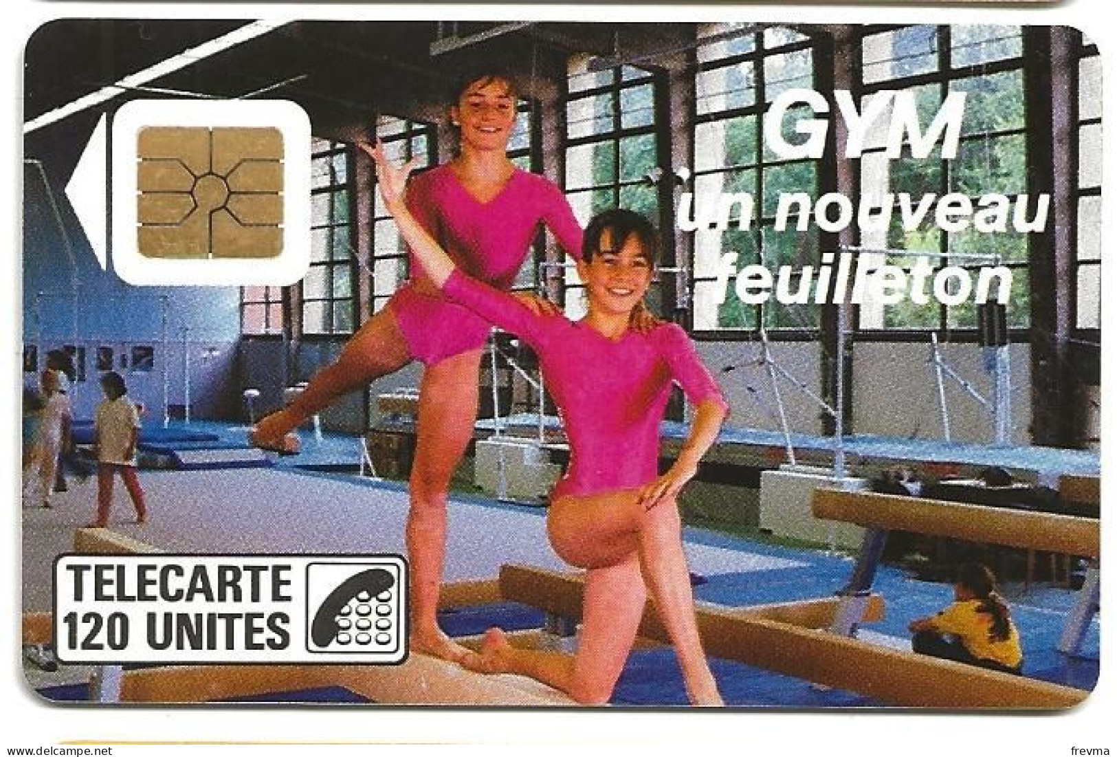 Telecarte F 95 Gym FR3 120 Unités SO2 - 1989