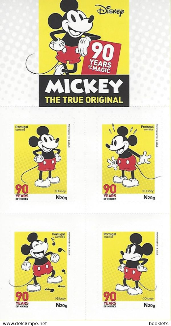 PORTUGAL, 2018, Booklet 97, Mickey, The True Original - Booklets