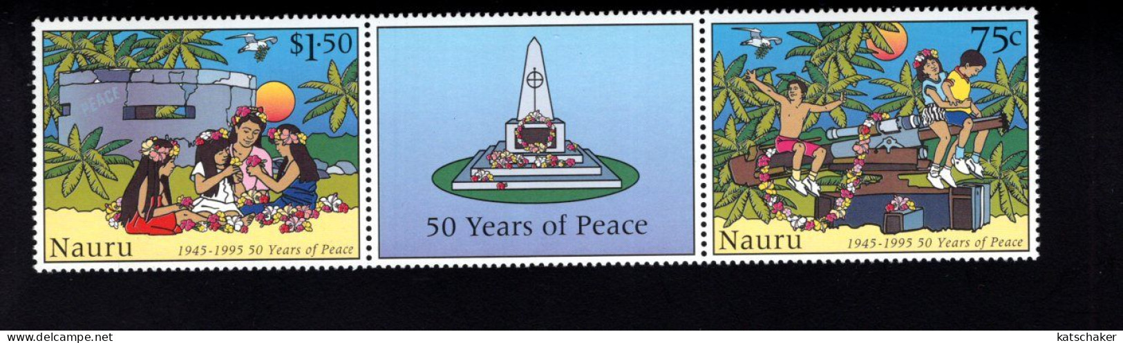 1917446994 1996 SCOTT 436A NIGER (XX) POSTFRIS MINT NEVER HINGED  -  END OF WORLD WAR II - 50TH ANNIV - Nauru