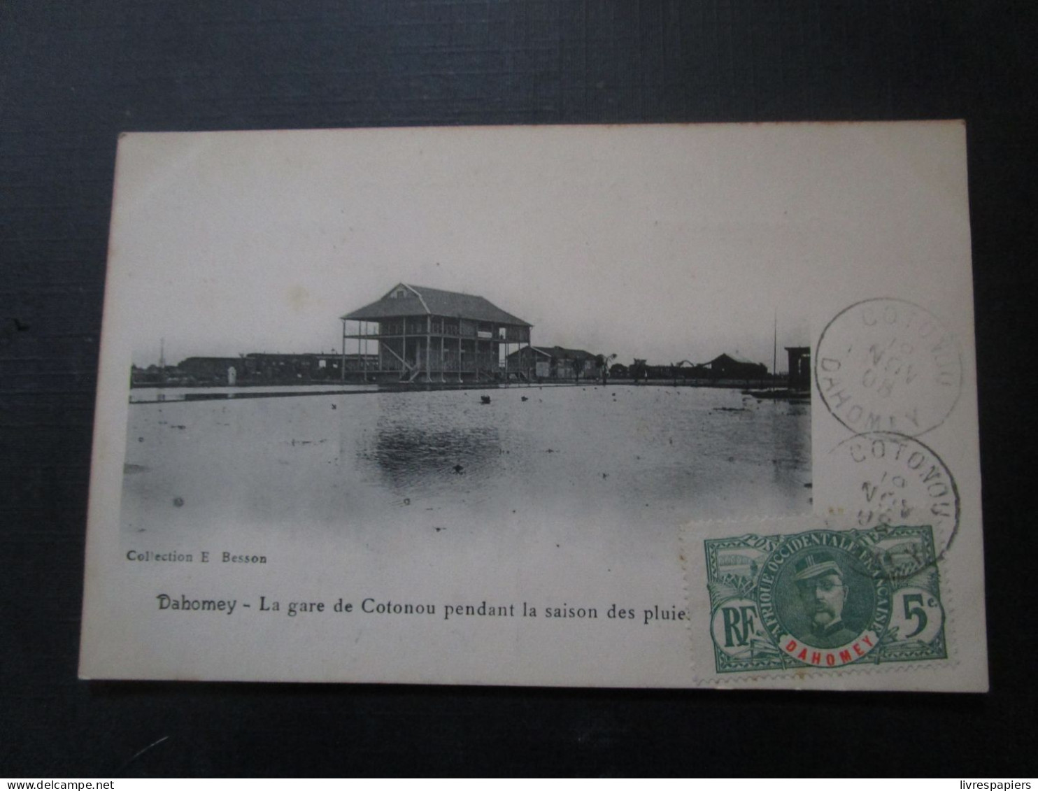Benin Gare De Cotonou   Timbrée Dahomey - Benín