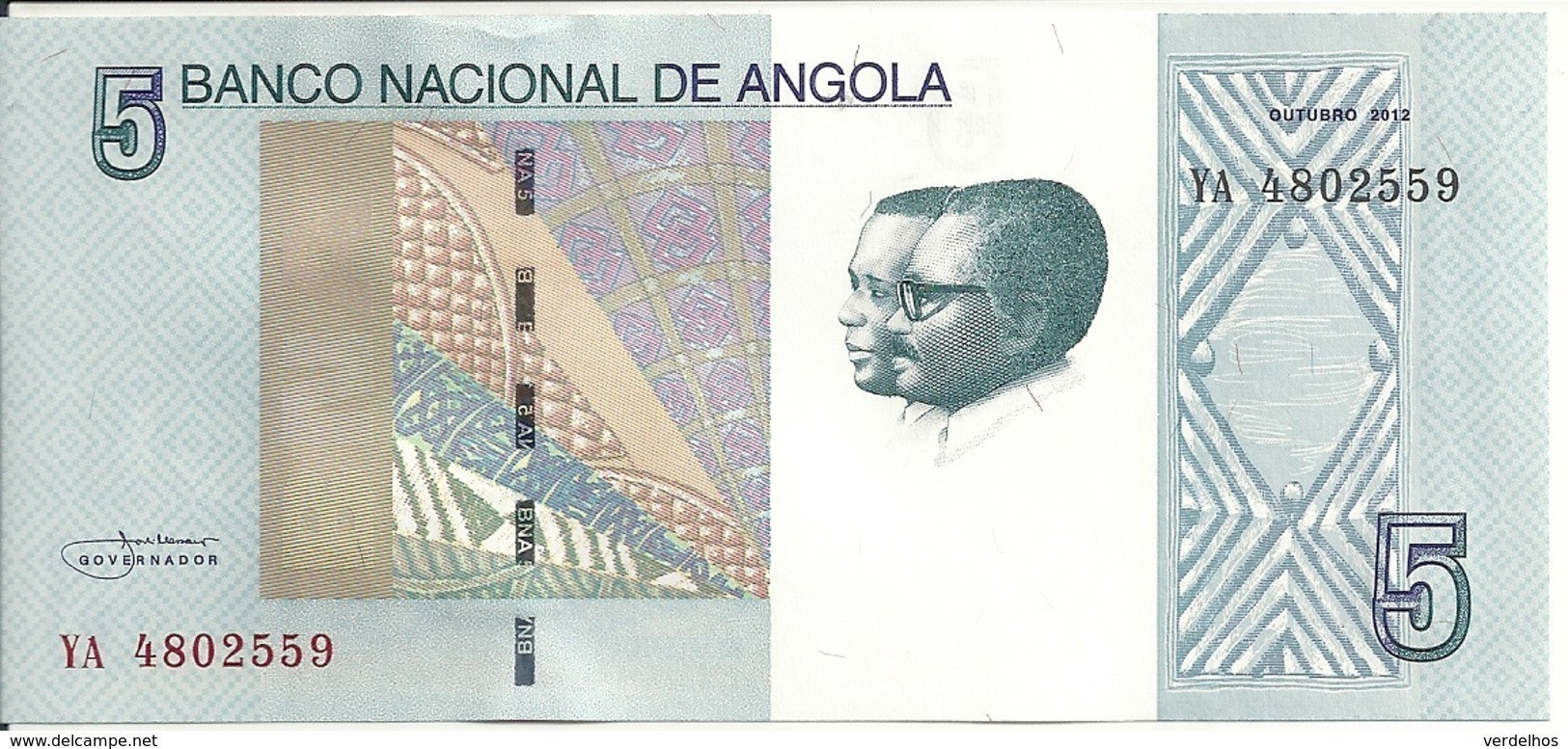 ANGOLA 5 KWANZAS 2012(2017) UNC P 151A - Angola