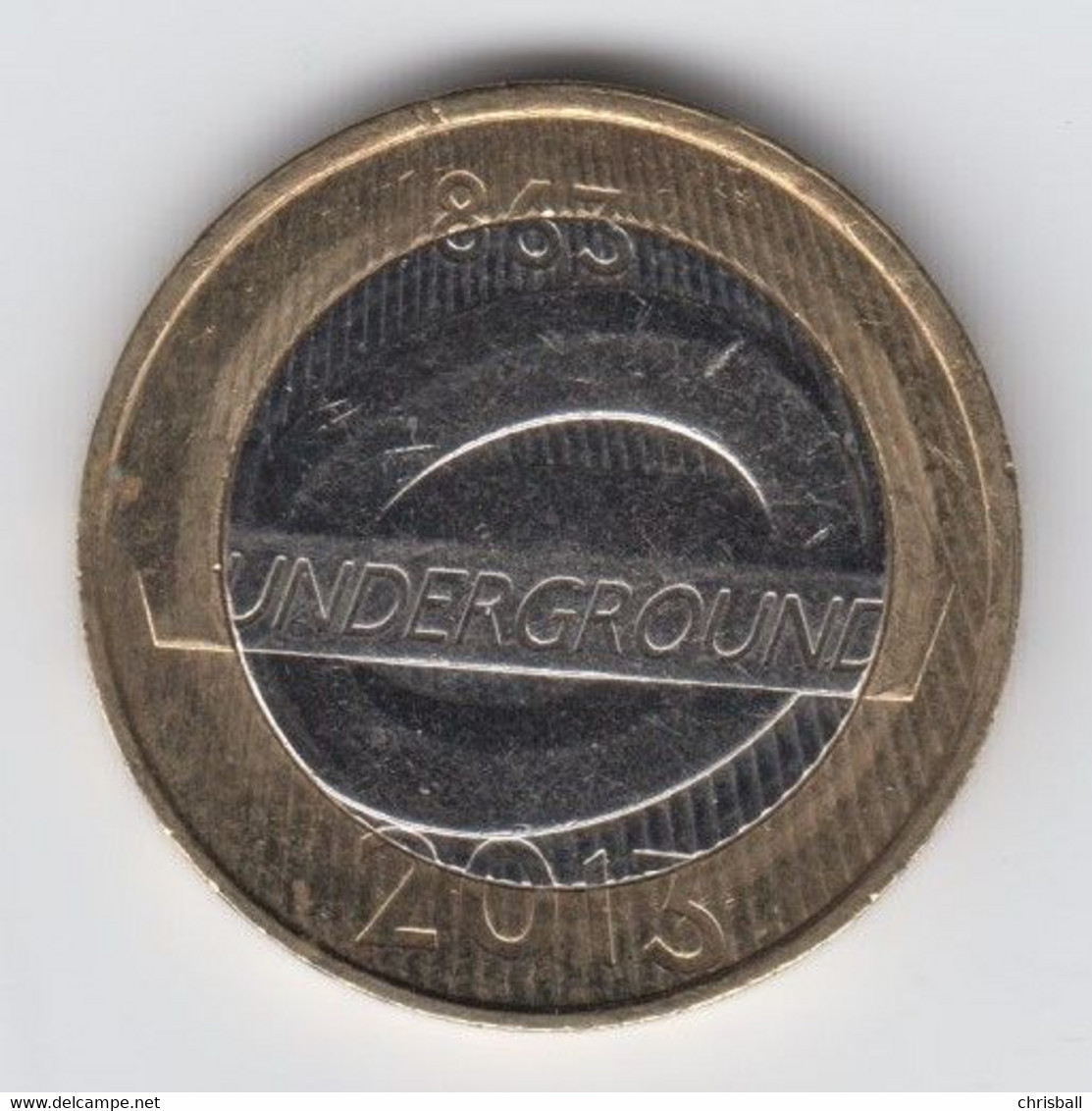 Great Britain UK £2 Two Pound Coin (Roundel) - Circulated - 2 Pounds