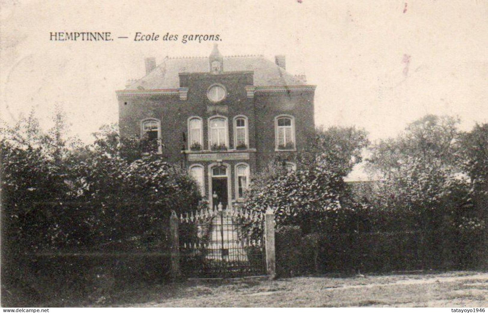 Hemptinne  Ecole Des Garçons Voyagé En 1914 - Fernelmont