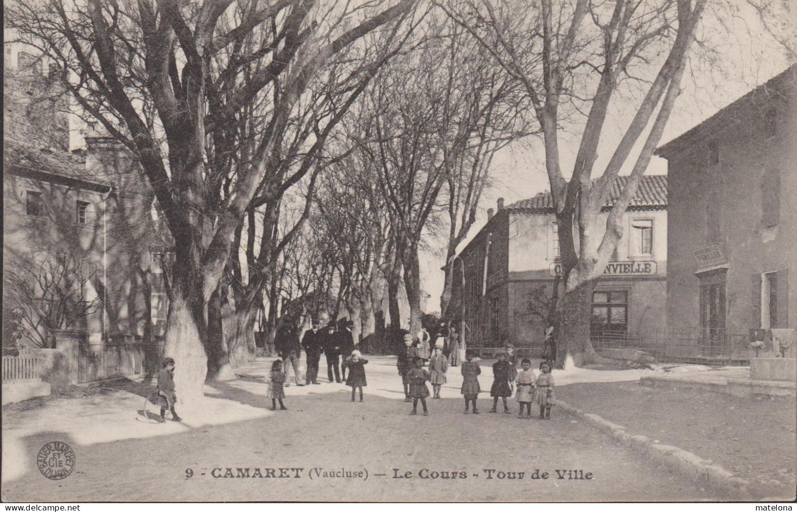 84 - VAUCLUSE  CAMARET LE COURS TOUR DE VILLE - Camaret Sur Aigues