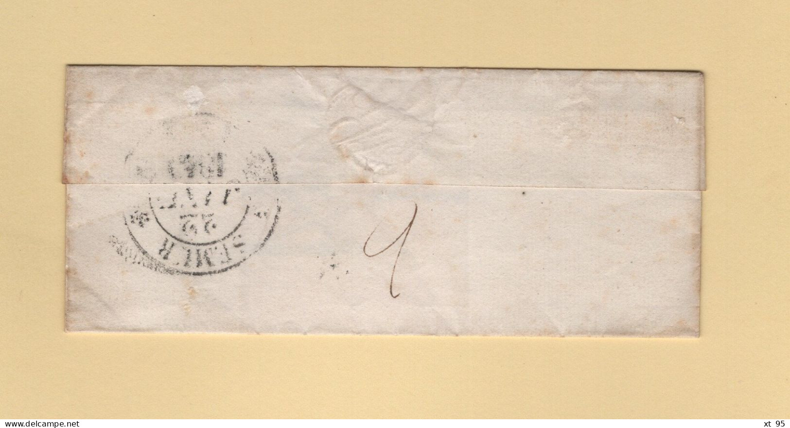 Vitteaux - 20 - Cote D Or - PP Port Paye - Sans Correspondance - 1801-1848: Précurseurs XIX