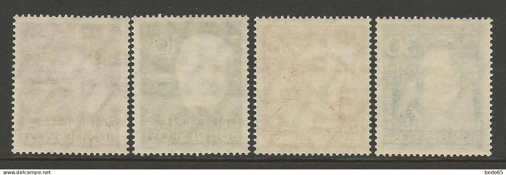 ALLEMAGNE FEDERALE Yvert N° 29 à 32 NEUF** LUXE SANS CHARNIERE / Hingeless / MNH / Signé - Ungebraucht