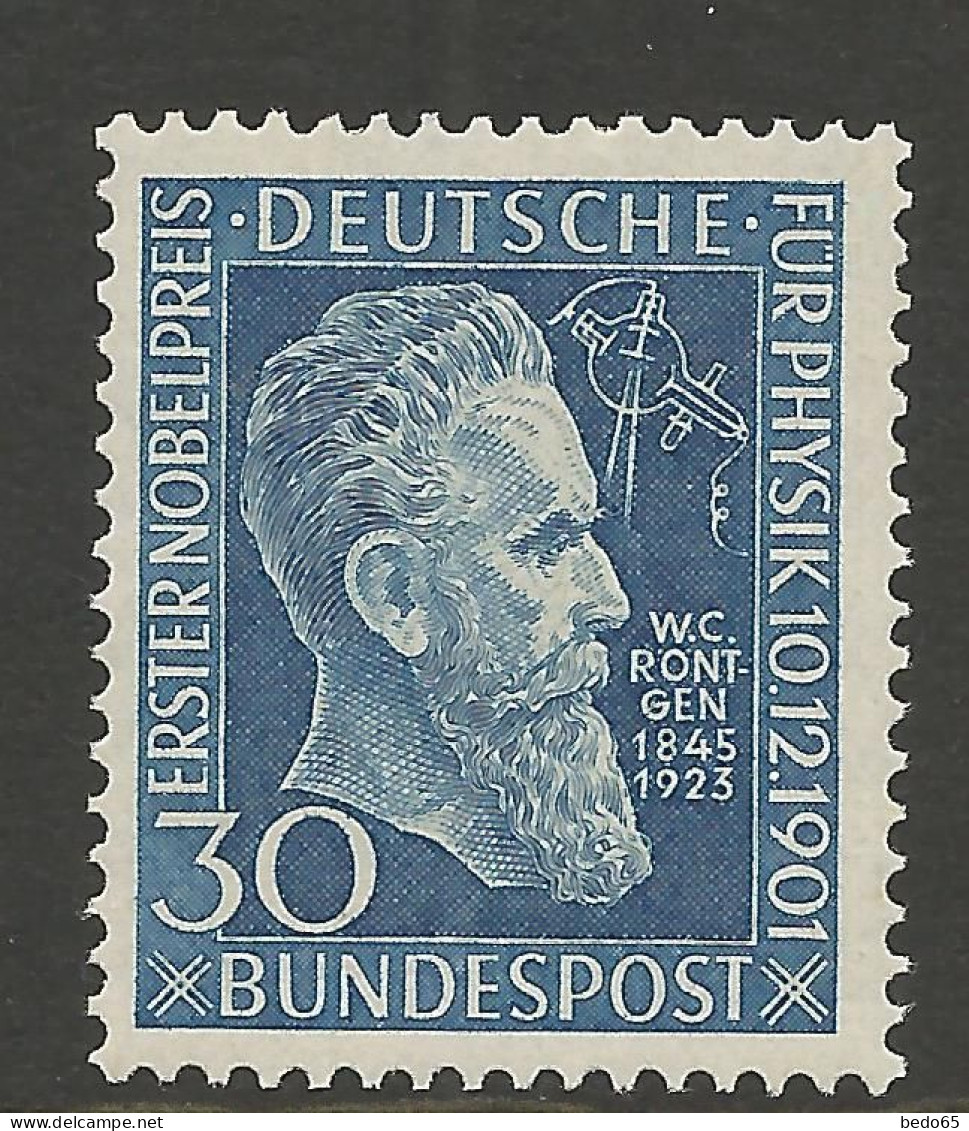 ALLEMAGNE FEDERALE Yvert N° 33 NEUF** LUXE SANS CHARNIERE / Hingeless / MNH / Signé - Ungebraucht