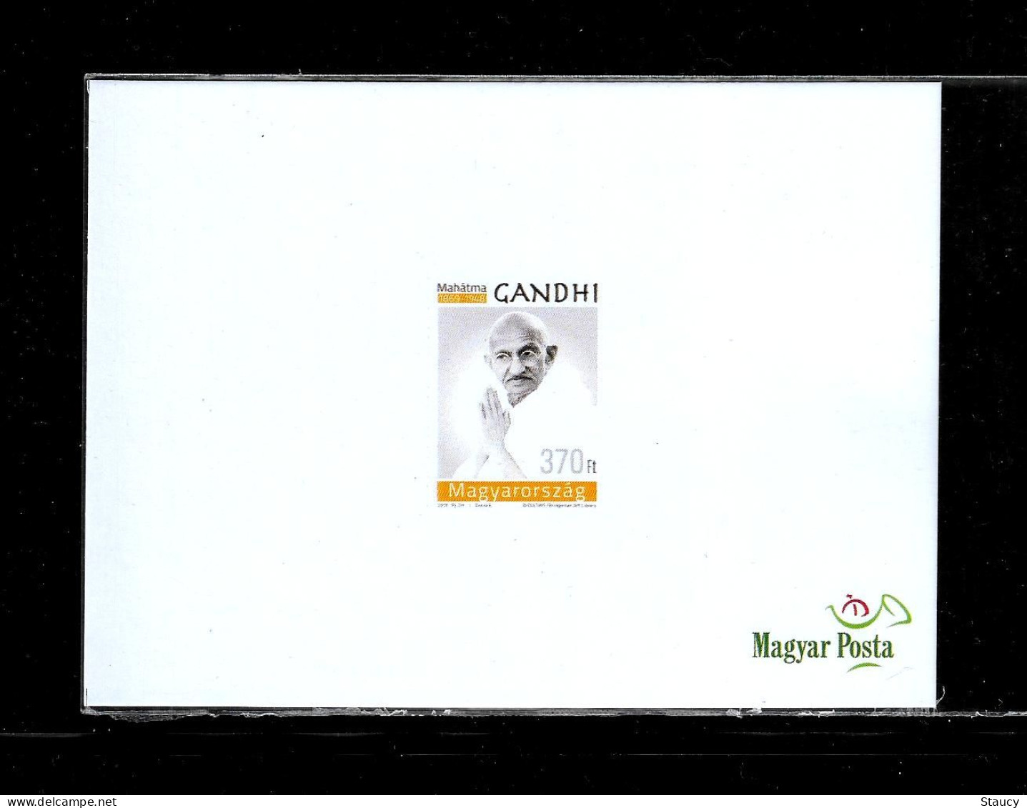 HUNGARY 2019 - 150th Birth Anniversary Of Mahatma Gandhi - "DELUXE PROOF" / DIE CARD As Per Scan Only One Available - Unused Stamps