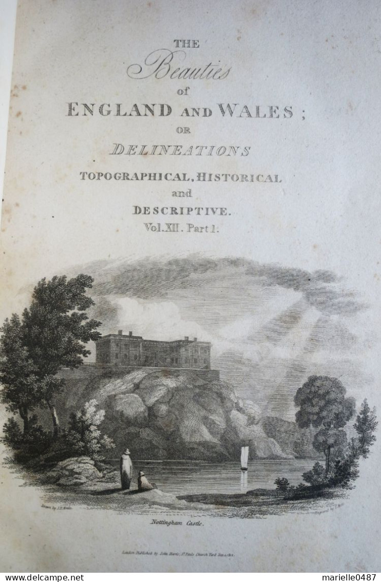 1813 - The Beauties Of England And Wales. Northumberland - Nottingamshire - 1800-1849