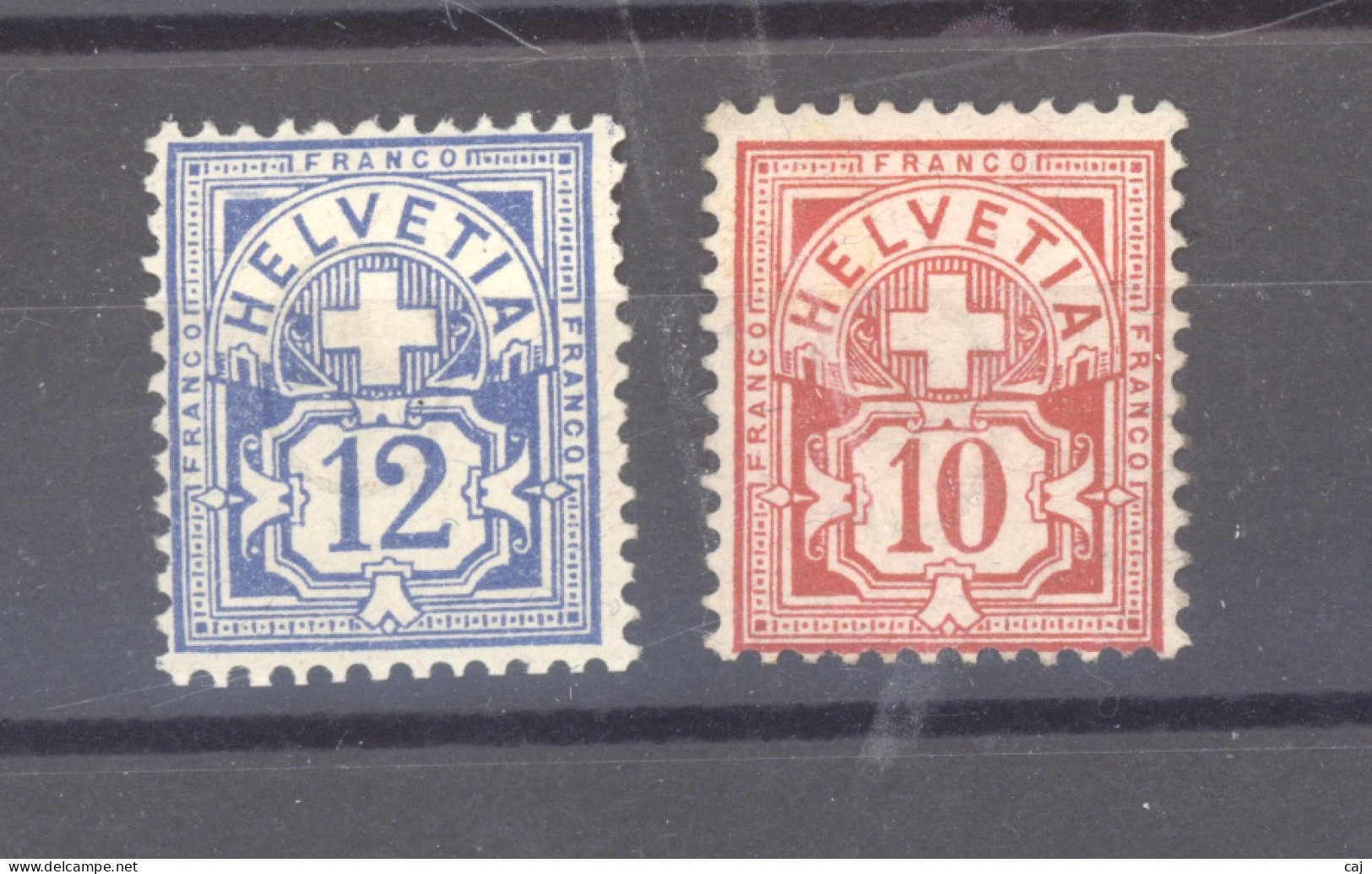 0ch  1849  -  Suisse  :  Yv  68-69  * - Unused Stamps